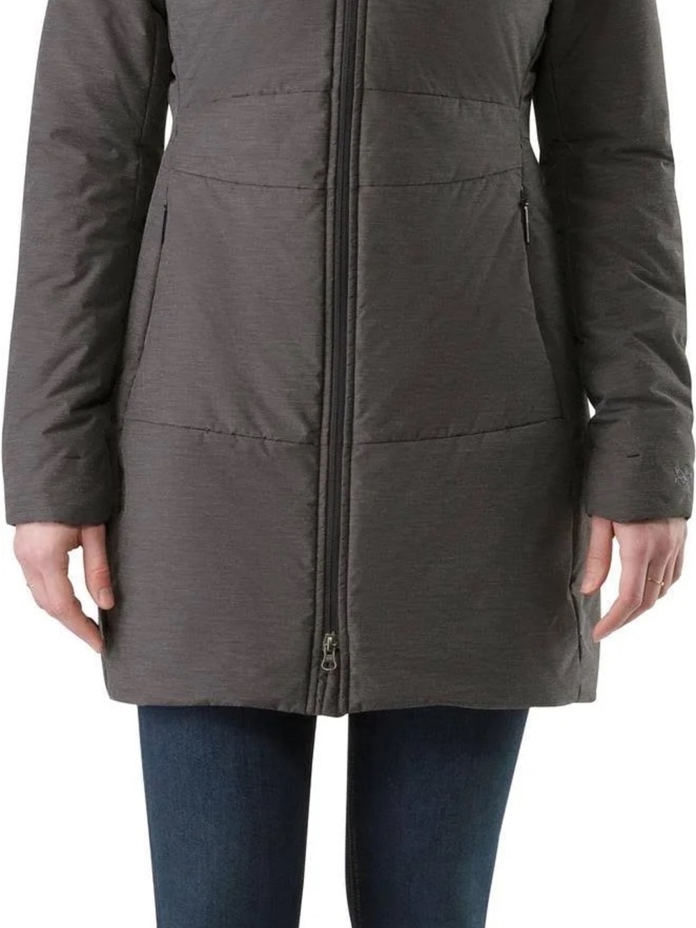 Arc’teryx darra Long Hooded Puffer Coat in Dark gray - Picture 3 of 12